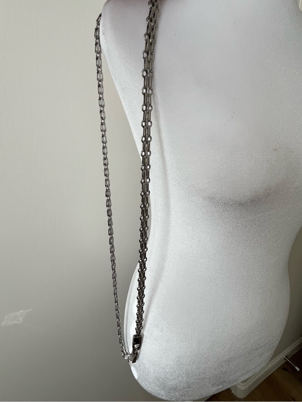 Chunky Silver Chain Purse Chain 42” Decor for Handbags - Picture 3 of 6